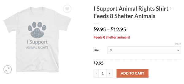 I Support Animal Rights shirt